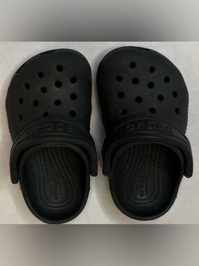 Crocs Classic Clog Kids Size C5 Black Toddler Slip On Shoes
